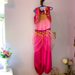 Barbie genie pink jumpsuit costume M